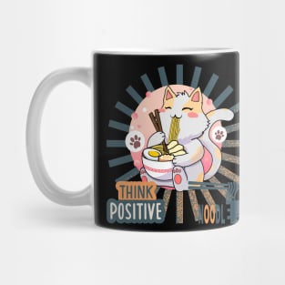 I Think Noodles Cute Cat Mug